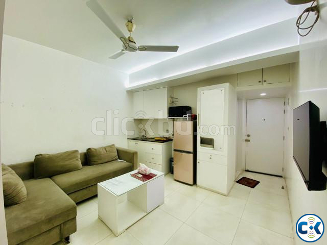 Charming Two Room Furnished Apartment for Rent in Bashundhar large image 1