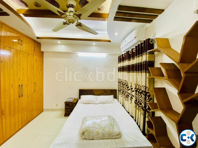 Modern 4-Bedroom Furnished Apartment in Bashundhara R A large image 1
