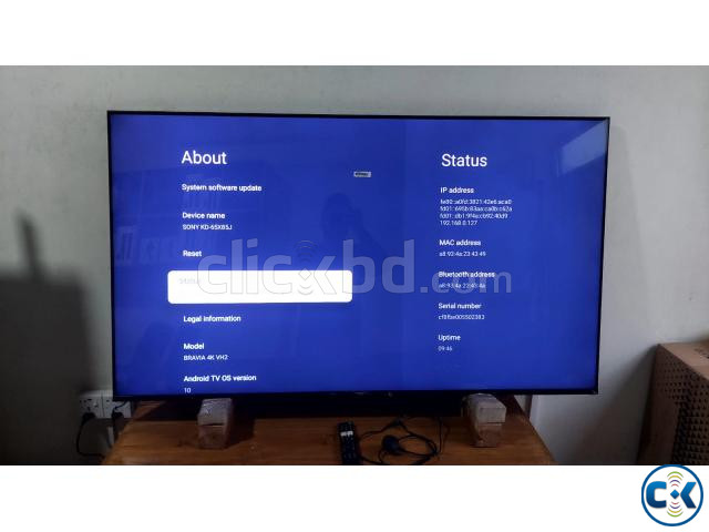 Sony X85J 65 Inch 4K Ultra HD Smart Google TV used large image 4