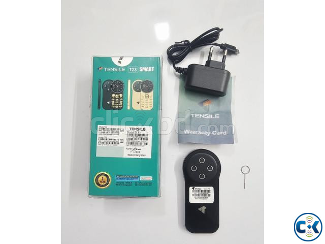 Tensile T23 Smart Button Phone Magic Voice BT Dial Black | ClickBD image 3