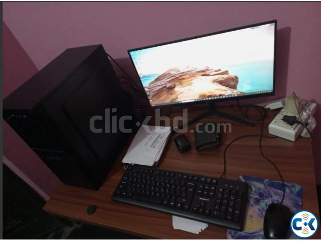 Full Set Core i5 Desktop PC with LED Monitor SSD RAM large image 1