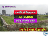 5 Katha Plot Sale Block -M- Bashundhara R A