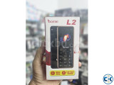Bontel L2 Button Phone Touch Button With Back Cover Blue