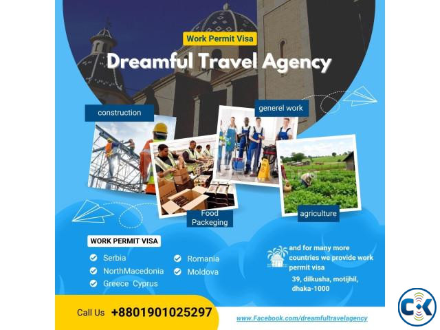 work permit visa to EUROPE large image 1