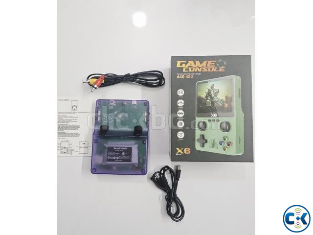 X6 Kids Game Handheld Game Console 32GB Purpel large image 1