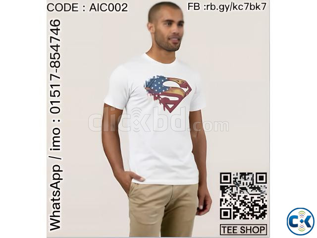 ছেলেদের ট্রেন্ডি টি-শার্ট । Men s Short Sleeve T-Shirt in BD | ClickBD image 2