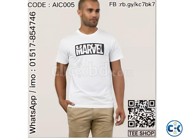 ছেলেদের ট্রেন্ডি টি-শার্ট । Men s Short Sleeve T-Shirt in BD | ClickBD image 4