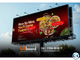 Billboard advertising for Restaurent.