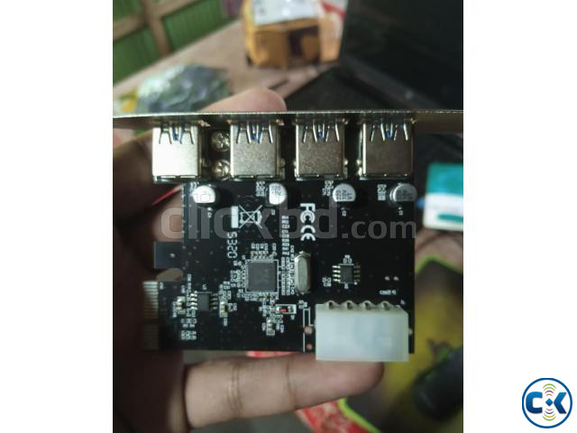 4 Port USB 3.0 PCI-E Expansion Card PCI Express PCIe USB 3.0 large image 1