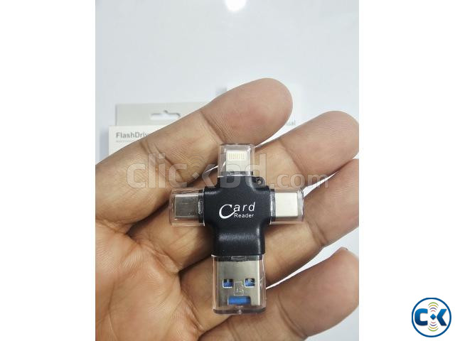 4 In 1 OTG Micro Sd Card Reader With USB 3.0 large image 2