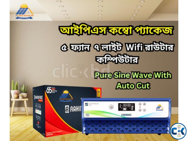 5 Fan 6 Light 1 wifi Router Coumputer Combo Package Home IPS | ClickBD image 2