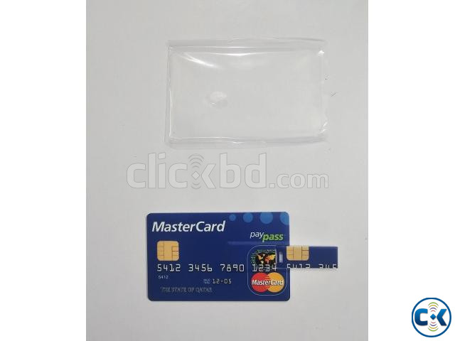 Credit Card Shape Slim 64GB USB Flash Drive large image 1