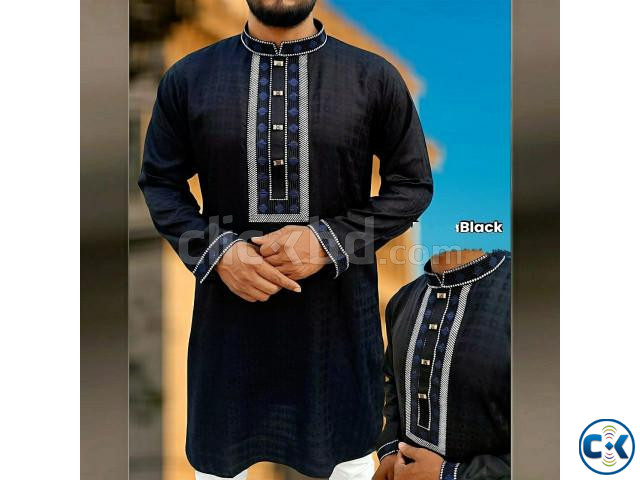 Soft Cotton Embroidery Panjabi price in Bangladesh | ClickBD image 2