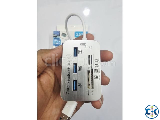 7 in 1 USB Hub With Card Reader Combo Kit USB 3.0 large image 3