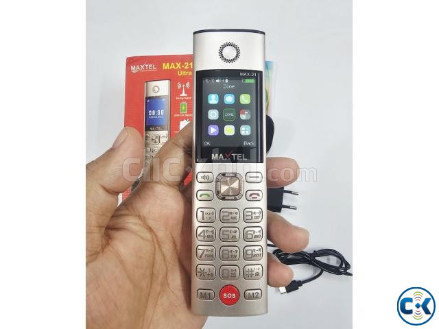 Maxtel Max-21 Ultra Desk Phone Gold large image 3