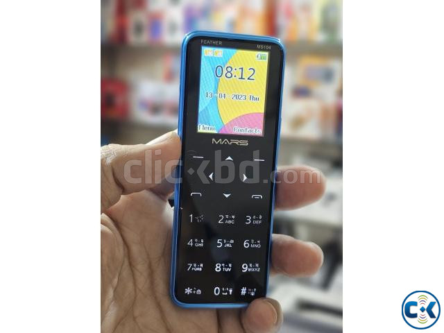 MARS MS104 Dual Sim Touch Button Phone Blue large image 4