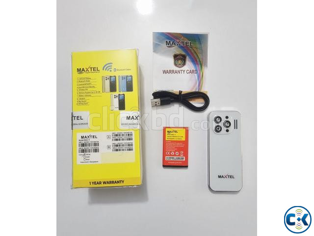 Maxtel Max11 Card Phone Dual Sim White large image 1