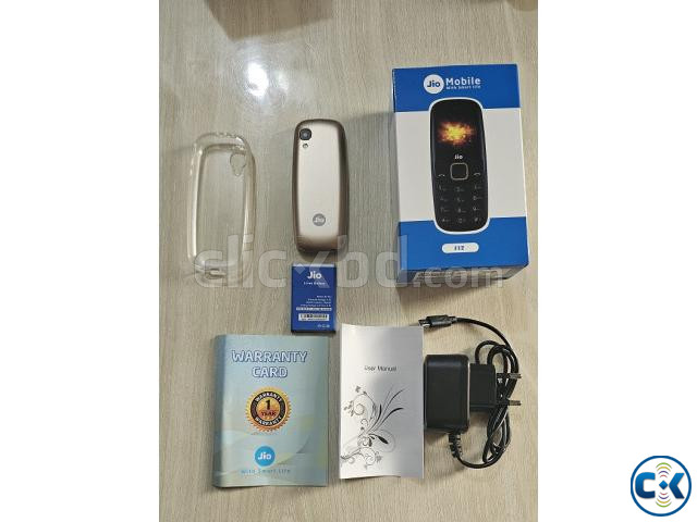 Jio J12 Mini Phone Dual Sim Cover Gold large image 2