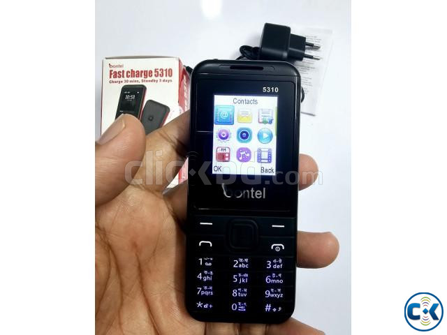 Bontel 5310 Dual Sim First Charging Phone With Warranty large image 3