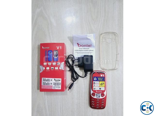 Bontel V1 Ultra Slim Phone Metal Body With Cover Warranty large image 1