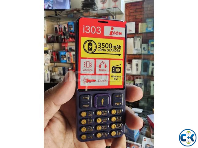 icon i303 Feature Phone 3500mAh Battery large image 1