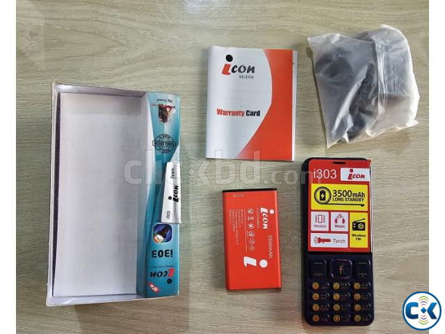 icon i303 Feature Phone 3500mAh Battery large image 2