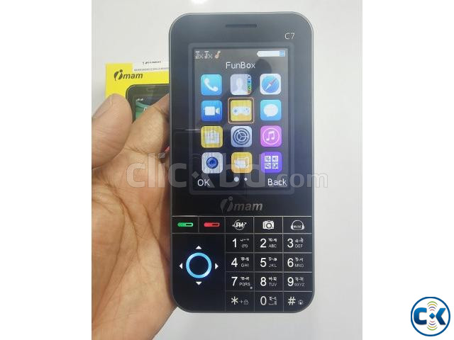 imam C7 Vista Button Phone 3.5 inch Display Gray large image 3