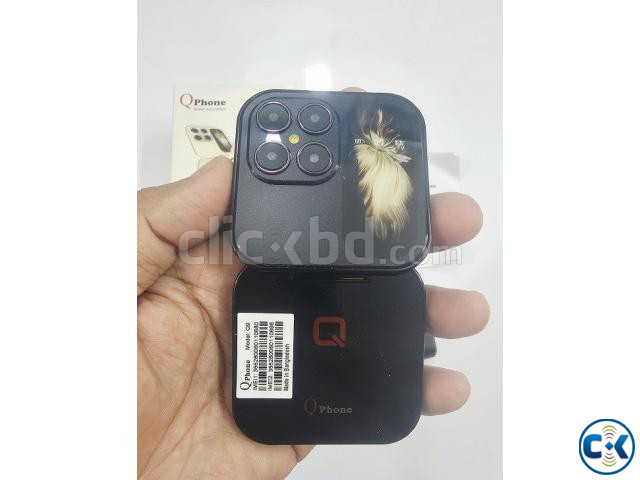 Qphone Q9 Folding Phone Black large image 2