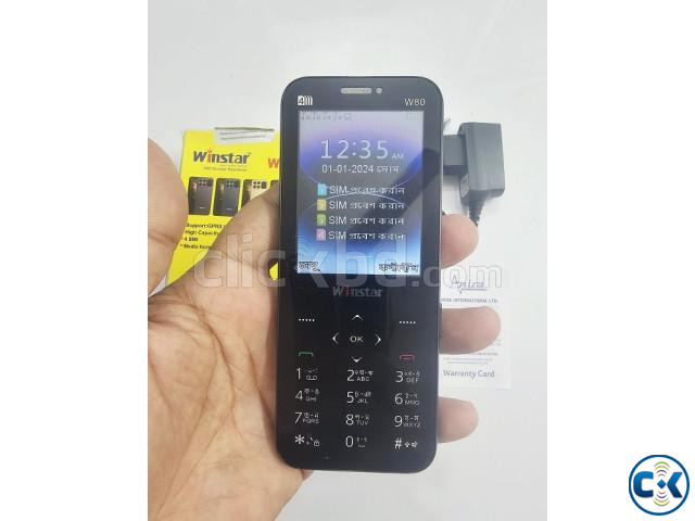Winstar W80 Four Sim Phone Metal Body Blue large image 4