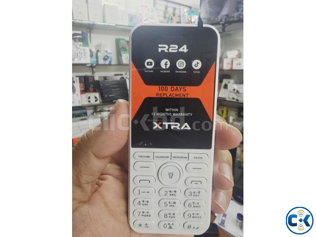 XTRA R24 4G internet Feature Phone White large image 3