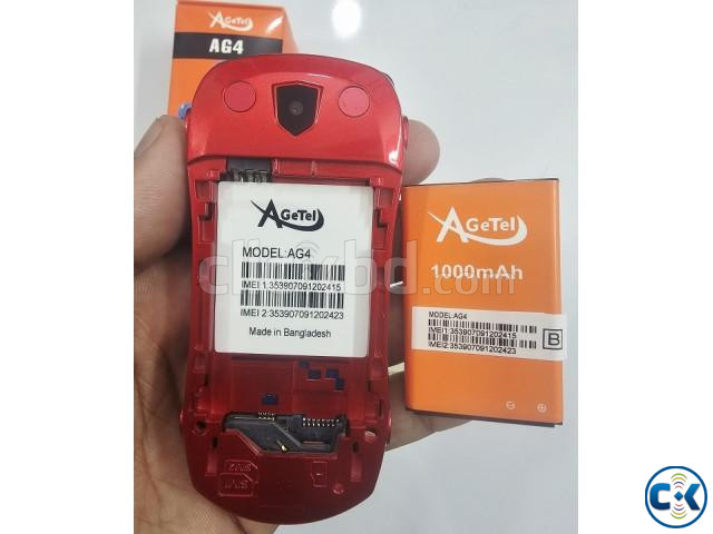 Agetel AG4 Car Shape Phone Dual Sim Red large image 4
