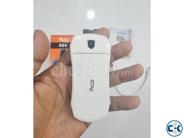Agetel AG4 Car Folding Phone Dual Sim White large image 3