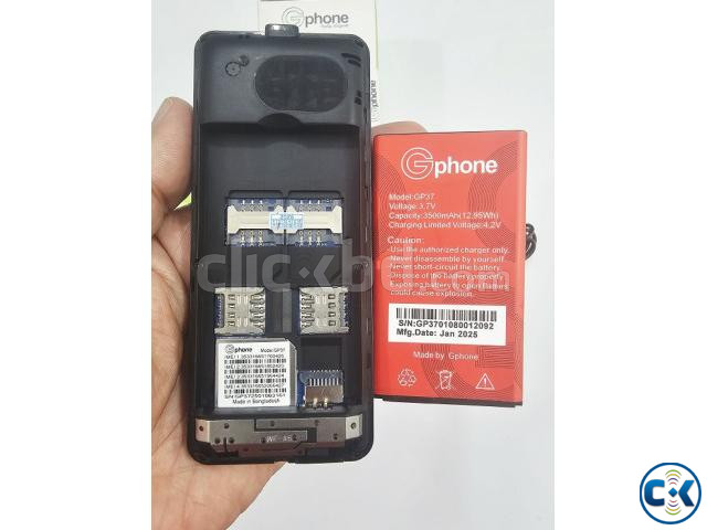 Gphone Gp37 Phone Four Sim 3500mAh Blue large image 2