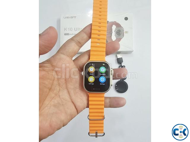 K10 Ultra Smartwatch Camera Single Sim Orange large image 4