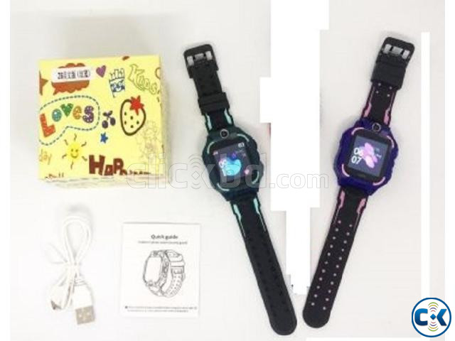 Kids GPS Smart Watch Sim Supported large image 1