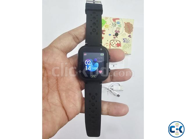 Q16 Kids GPS Calling Smartwatch Singel Sim Camera Black large image 3