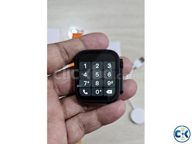 T800 Ultra 2 Smartwatch Bluetooth Calling Series 9 Orange large image 3