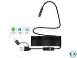 Y101 3 in 1 inspection Endoscope Camera 5 Meter Waterproof
