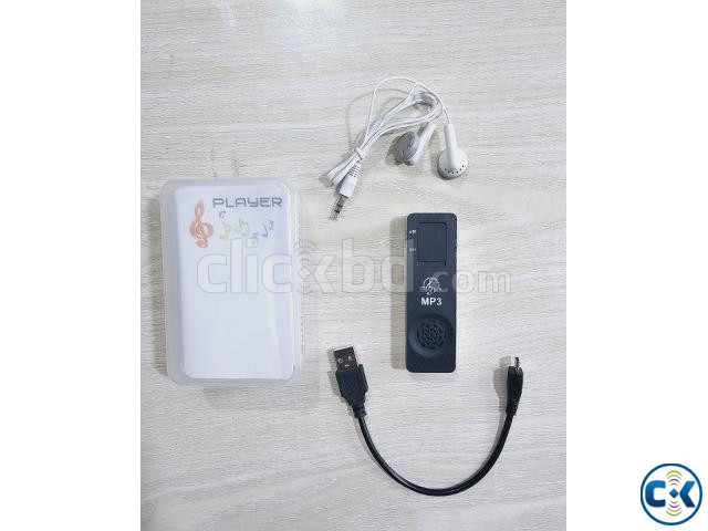 AR08 Mp3 Music Player With Loudspeaker Black large image 2