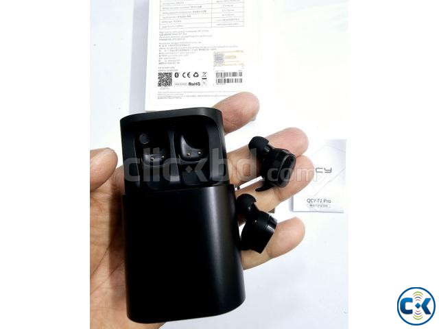 QCY T1 Pro Touch Bluetooth Earphone large image 3