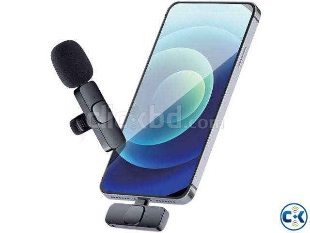 K8 Wireless Clip Microphone For Lighting Rechargeable large image 1