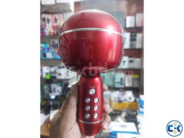 YS-09 Mushroom Shape Bluetooth Wireless karaoke Microphone large image 3