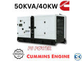Generator Price 50KVA Cummins Engine