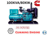 Cummins Engine Technical for 100KVA DG Set