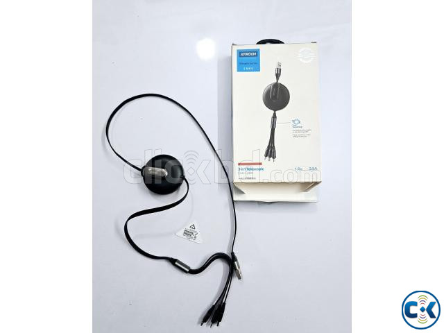 Joyroom 3 in 1 Telescopic Data Cable large image 2