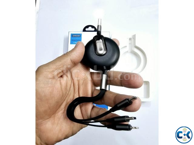 Joyroom 3 in 1 Telescopic Data Cable large image 3
