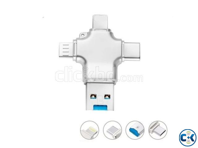 4 in 1 OTG Card Reader For Andrid Phone And PC large image 3