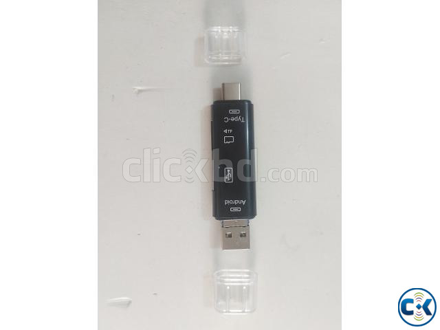 5 in 1 OTG Card Reader Support Android Type-c And USB large image 2
