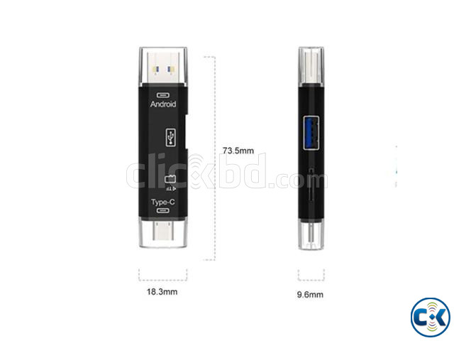 5 in 1 OTG Card Reader Support Android Type-c And USB large image 3