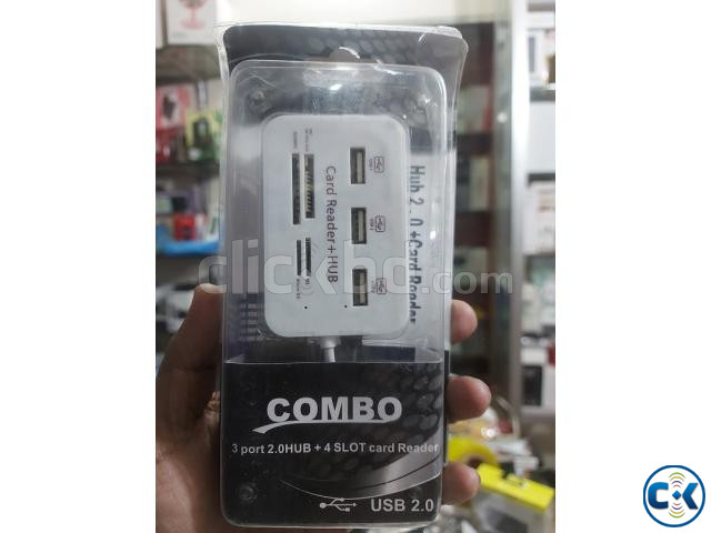 7 In 1 Card Reader With 3 USB Hub large image 3
